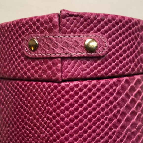 Charlie Lapson Heart Shaped pink Jewelry Box. - Picture 7 of 7